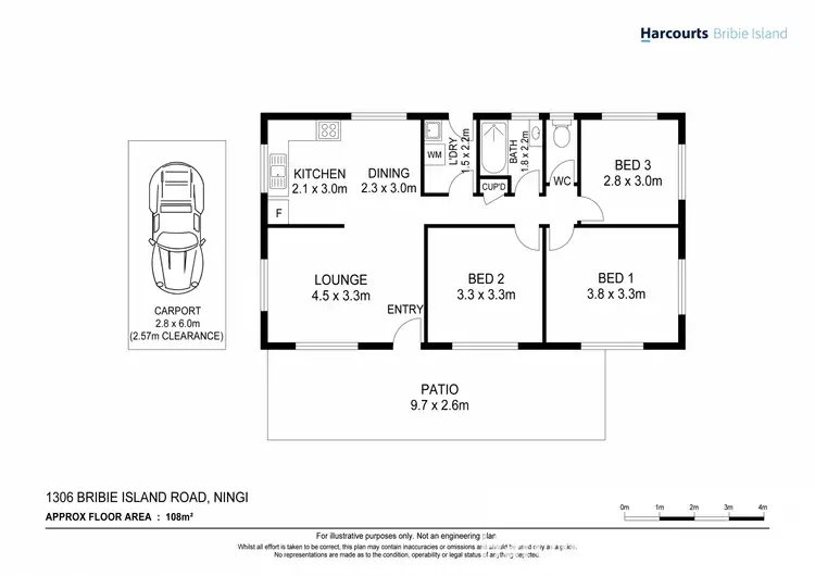 Floorplan of Homely house listing, 1306 Bribie Island Road, Ningi QLD 4511