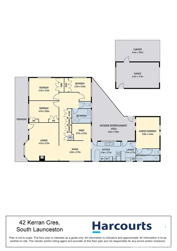 Floorplan of Homely house listing, 42 Kerran Crescent, South Launceston TAS 7249