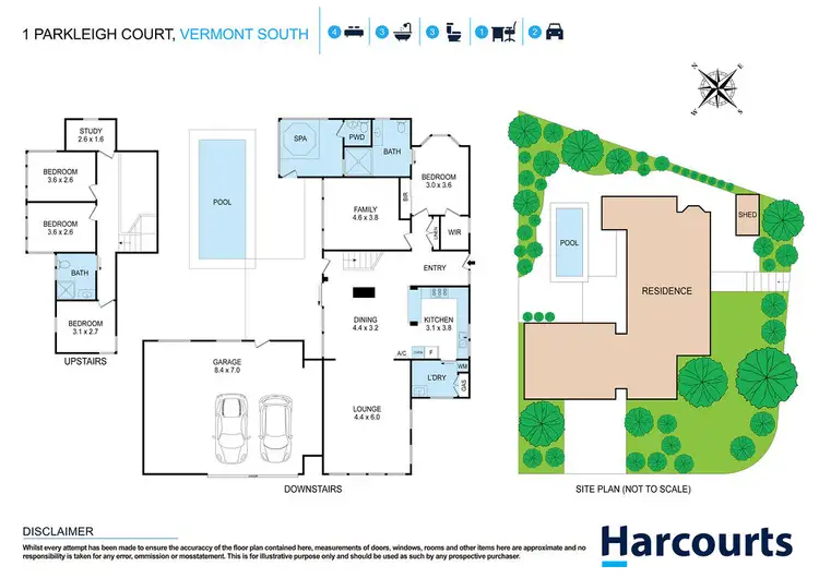 Floorplan of Homely house listing, 1 Parkleigh Court, Vermont South VIC 3133