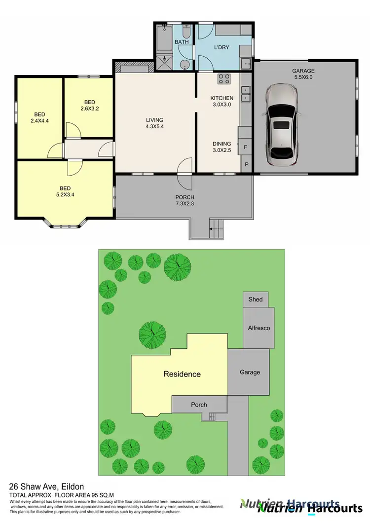 Floorplan of Homely house listing, 26 Shaw Avenue, Eildon VIC 3713