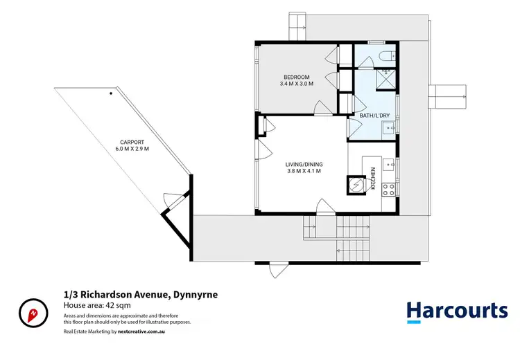 Floorplan of Homely house listing, 1/3 Richardson Avenue, Dynnyrne TAS 7005