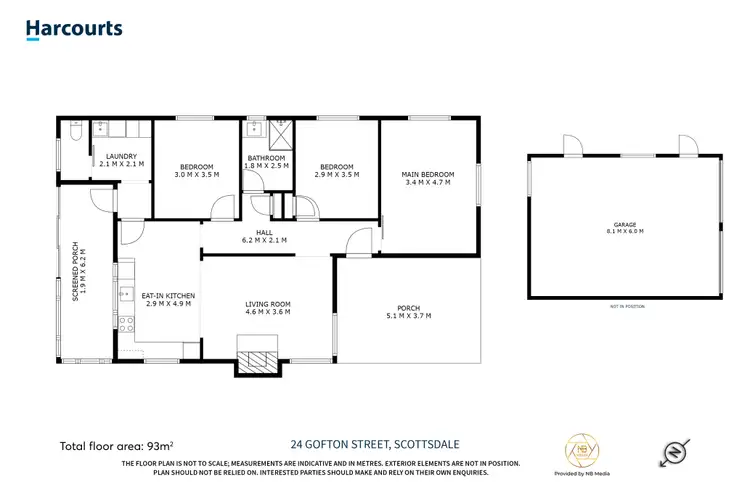 Floorplan of Homely house listing, 24 Gofton Street, Scottsdale TAS 7260