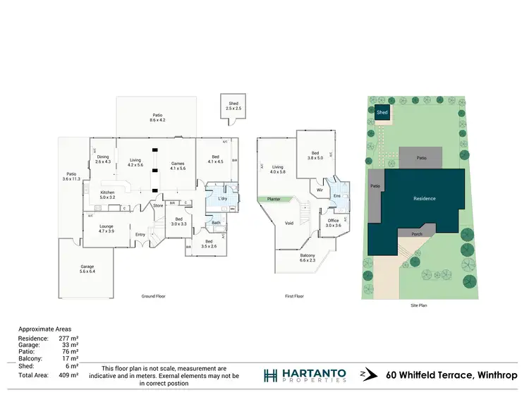 Floorplan of Homely house listing, 60 Whitfeld Terrace, Winthrop WA 6150