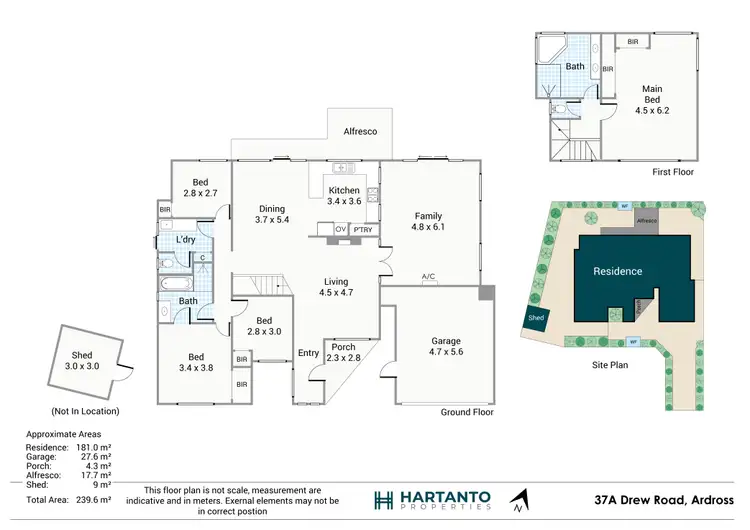 Floorplan of Homely house listing, 37A Drew Road, Ardross WA 6153
