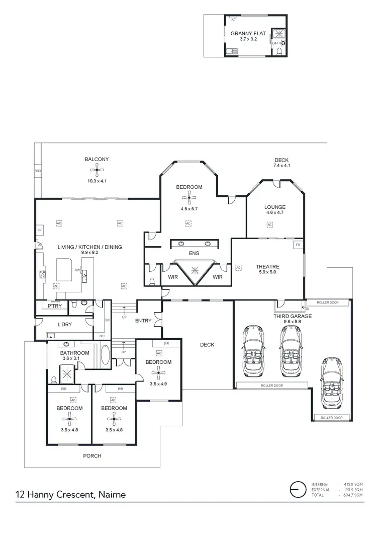 Floorplan of Homely house listing, 12 Hanny Crescent, Nairne SA 5252