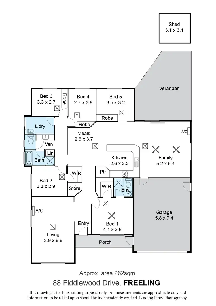 Floorplan of Homely house listing, 88 Fiddlewood Drive, Freeling SA 5372