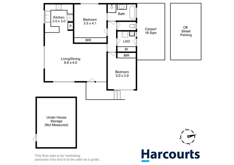 Floorplan of Homely unit listing, 2/23 Morrison Street, Brighton TAS 7030