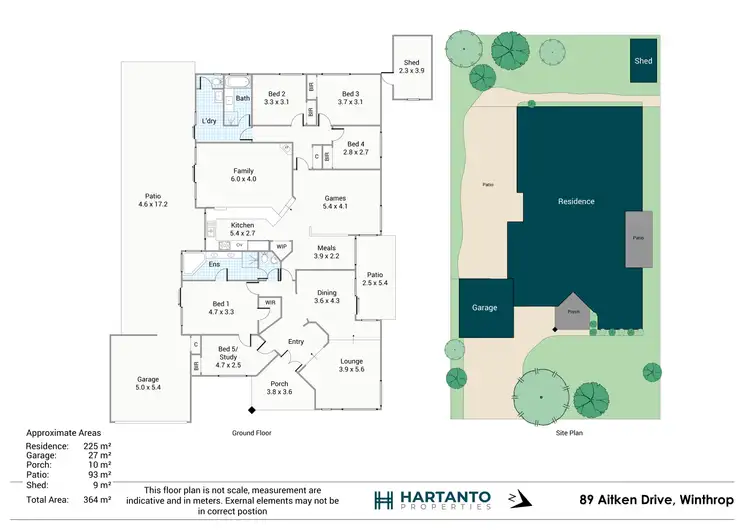 Floorplan of Homely house listing, 89 Aitken Drive, Winthrop WA 6150