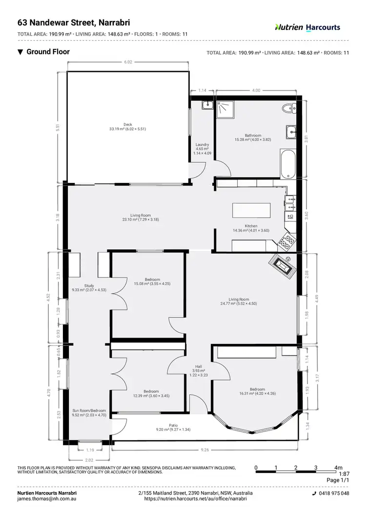 Floorplan of Homely house listing, 63 Nandewar Street, Narrabri NSW 2390