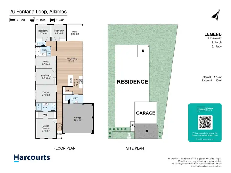 Floorplan of Homely house listing, 26 Fontana Loop, Alkimos WA 6038