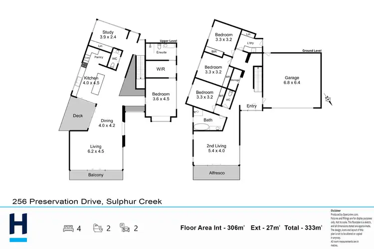 Floorplan of Homely house listing, 256 Preservation Drive, Sulphur Creek TAS 7316