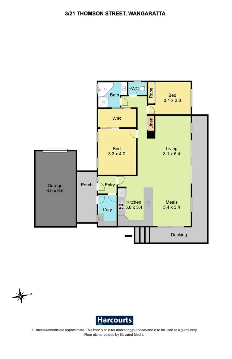 Floorplan of Homely house listing, 3/21 Thomson Street, Wangaratta VIC 3677