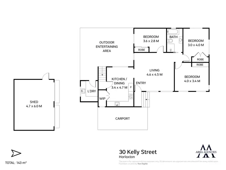 Floorplan of Homely house listing, 30 Kelly Street, Harlaxton QLD 4350