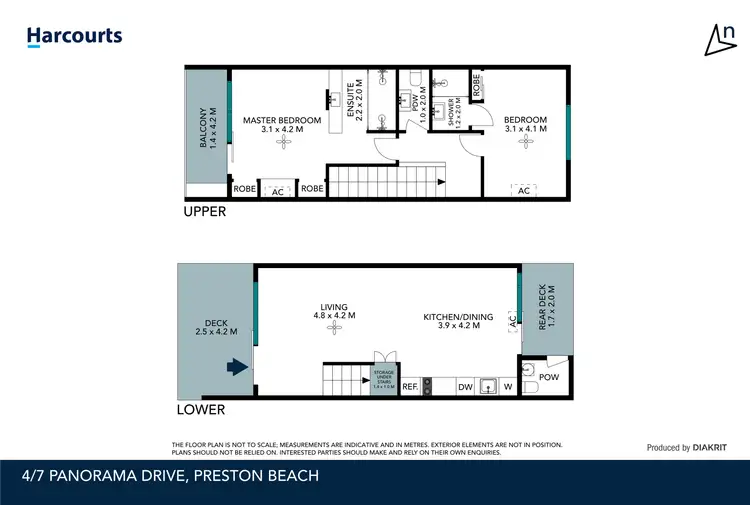 Floorplan of Homely house listing, 4/7 Panorama Drive, Preston Beach WA 6215