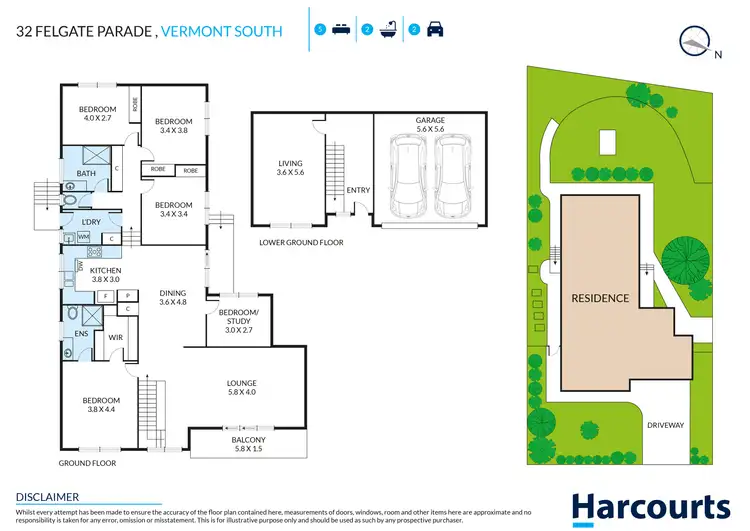 Floorplan of Homely house listing, 32 Felgate Parade, Vermont South VIC 3133