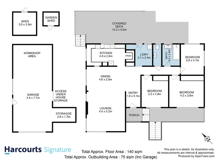 Floorplan of Homely house listing, 1 Devines Road, Glenorchy TAS 7010