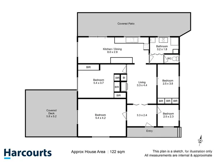 Floorplan of Homely house listing, 24 Raynors Road, Midway Point TAS 7171