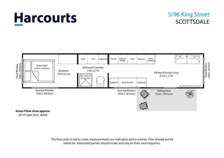 Floorplan of Homely other listing, 5/96 King Street, Scottsdale TAS 7260