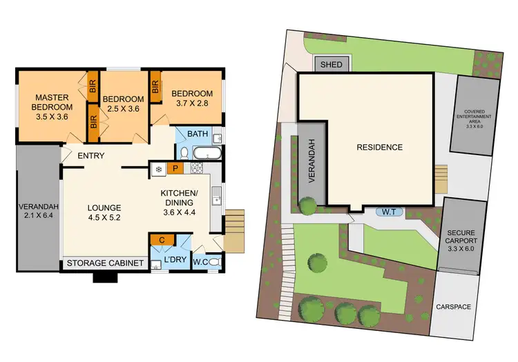 Floorplan of Homely house listing, 1A Holmes Road, Mooroolbark VIC 3138