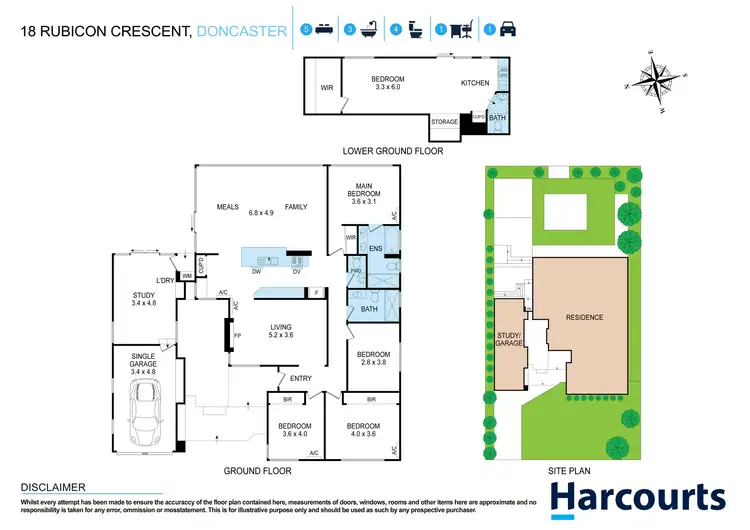 Floorplan of Homely house listing, 18 Rubicon Crescent, Doncaster VIC 3108
