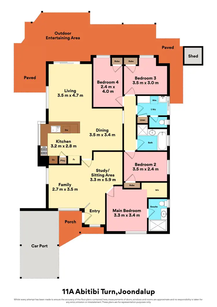 Floorplan of Homely house listing, 11a Abitibi Turn, Joondalup WA 6027