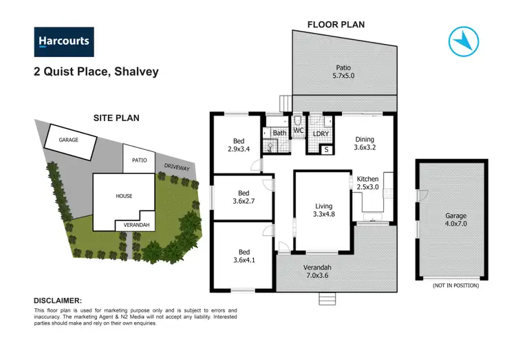 Floorplan of Homely house listing, 2 Quist Place, Shalvey NSW 2770