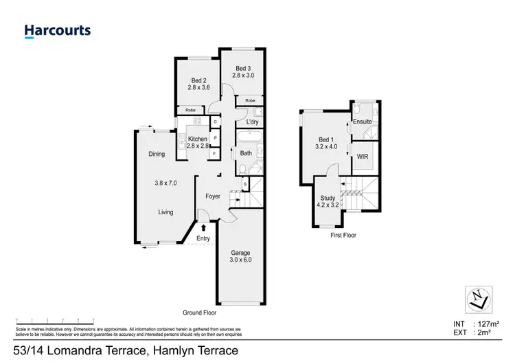 Floorplan of Homely townhouse listing, 53/14 Lomandra Terrace, Hamlyn Terrace NSW 2259