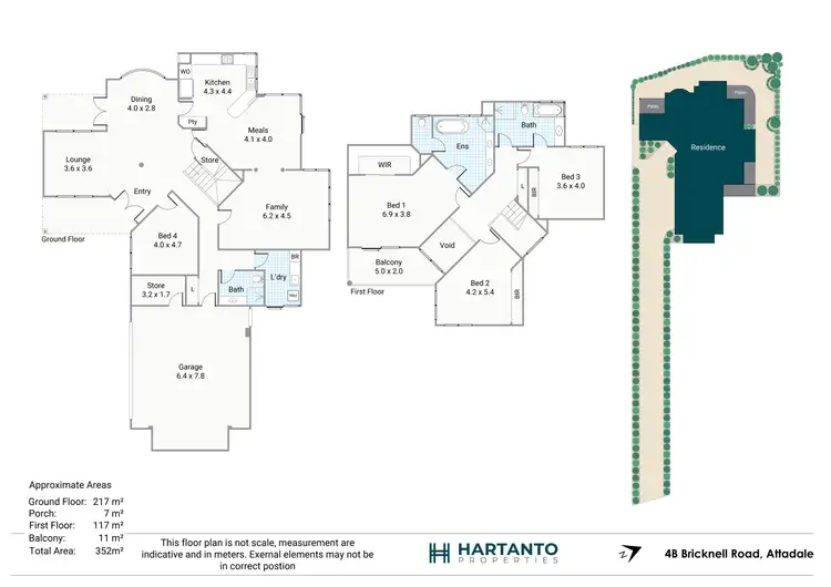 Floorplan of Homely house listing, 4B Bricknell Road, Attadale WA 6156