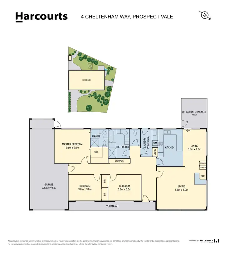 Floorplan of Homely house listing, 4 Cheltenham Way, Prospect Vale TAS 7250