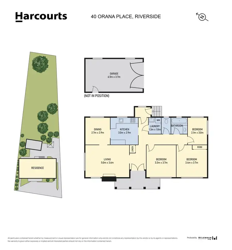 Floorplan of Homely house listing, 40 Orana Place, Riverside TAS 7250