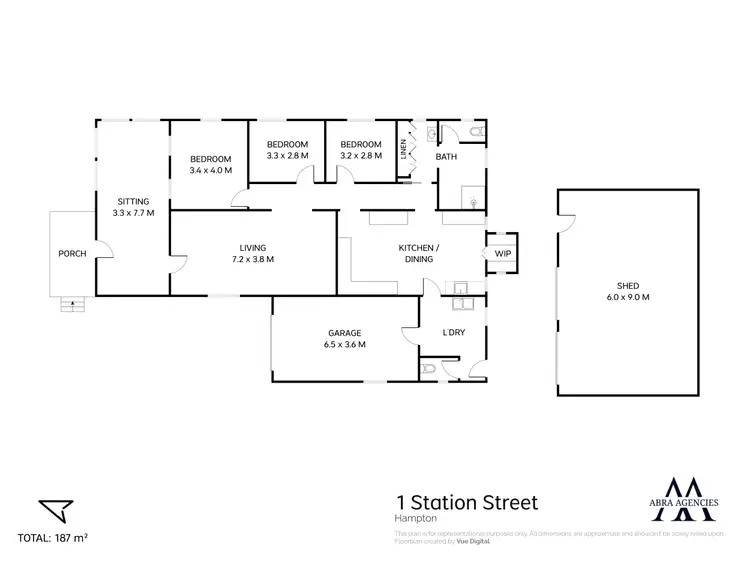 Floorplan of Homely house listing, 1 Station Street, Hampton QLD 4352