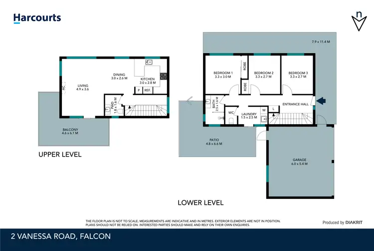Floorplan of Homely house listing, 2 Vanessa Road, Falcon WA 6210
