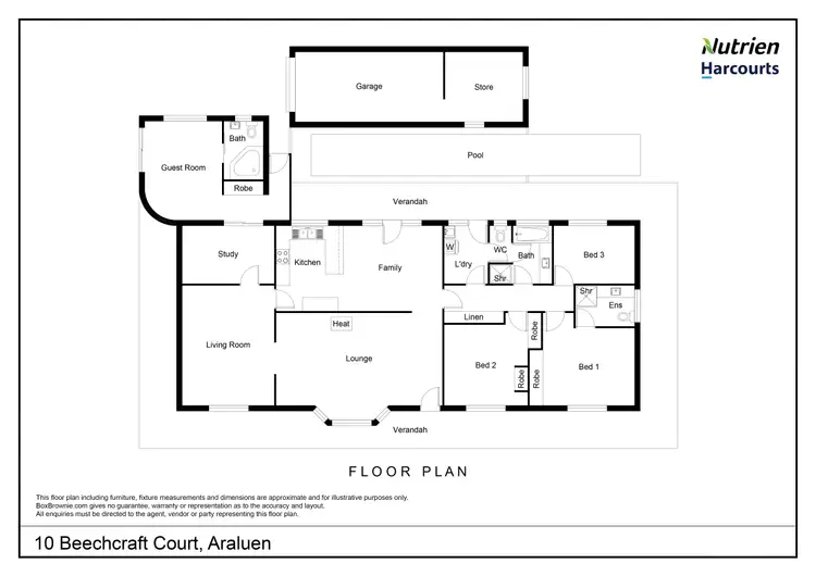 Floorplan of Homely house listing, 10 Beechcraft Court, Araluen NT 870