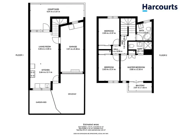 Floorplan of Homely townhouse listing, 3 Christian Street, Clayfield QLD 4011