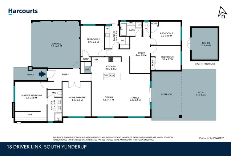 Floorplan of Homely house listing, 18 Driver Link, South Yunderup WA 6208
