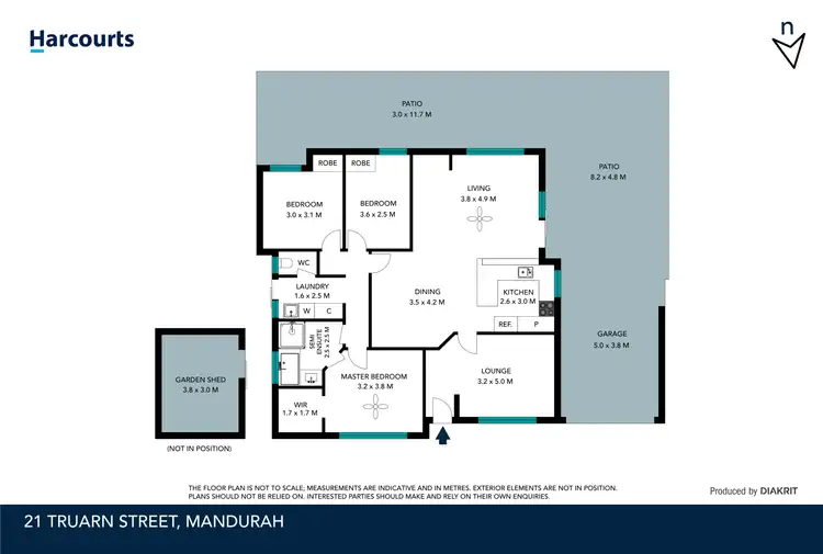 Floorplan of Homely house listing, 21 Truarn Street, Mandurah WA 6210