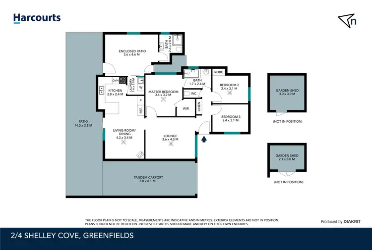 Floorplan of Homely house listing, 2/4 Shelley Cove, Greenfields WA 6210