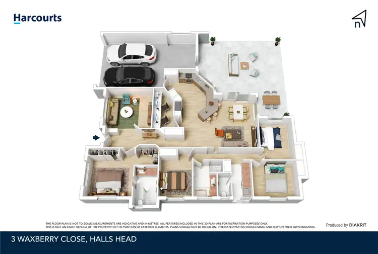 Floorplan of Homely house listing, 3 Waxberry Close, Halls Head WA 6210