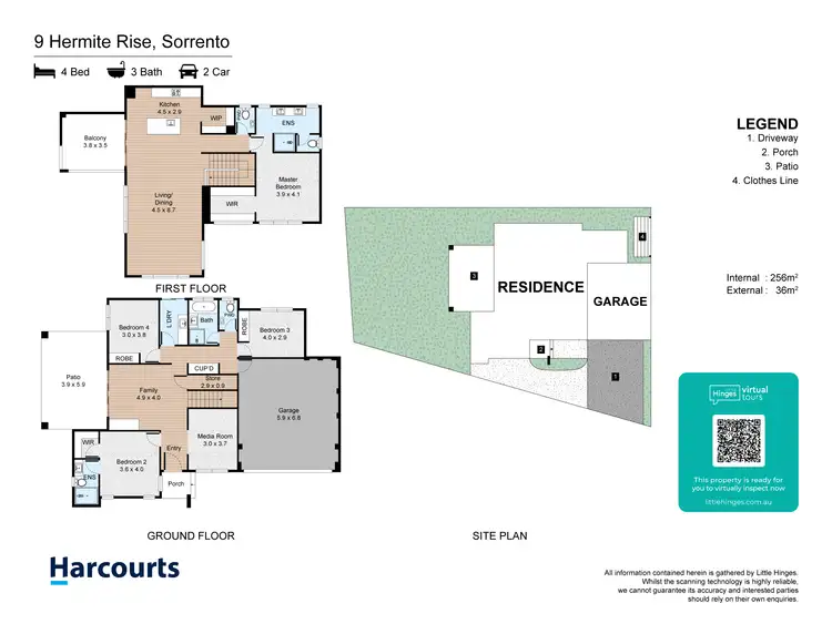 Floorplan of Homely house listing, 9 Hermite Rise, Sorrento WA 6020