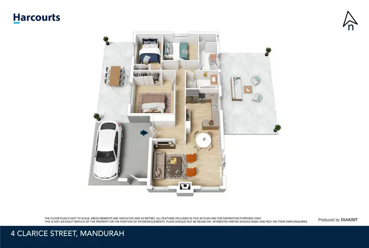 Floorplan of Homely house listing, 4 Clarice Street, Mandurah WA 6210