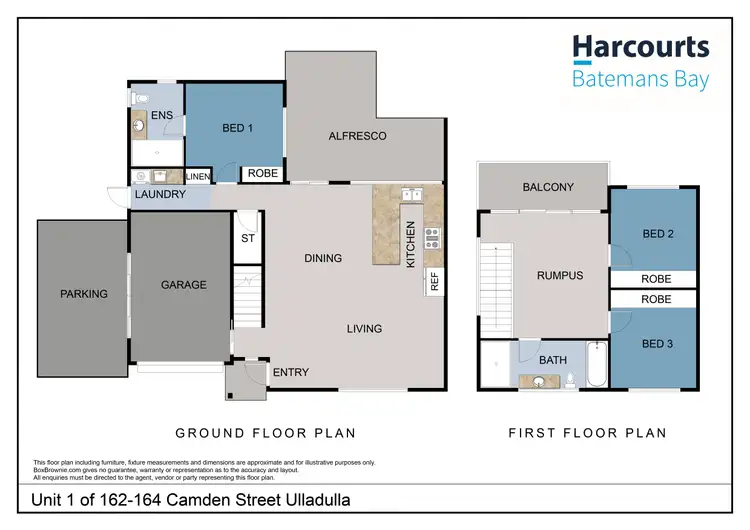 Floorplan of Homely townhouse listing, 1-10/162-164 Camden Street, Ulladulla NSW 2539