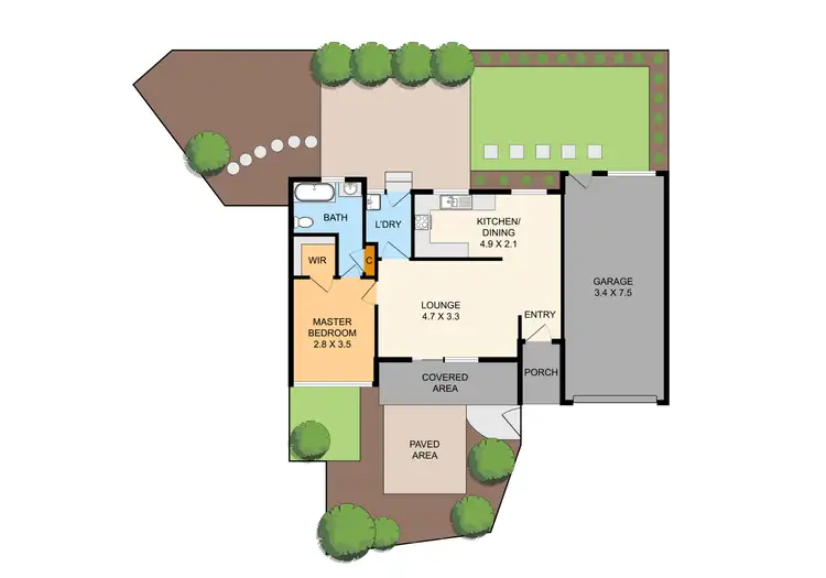 Floorplan of Homely unit listing, 2/27 Alma Avenue, Ferntree Gully VIC 3156