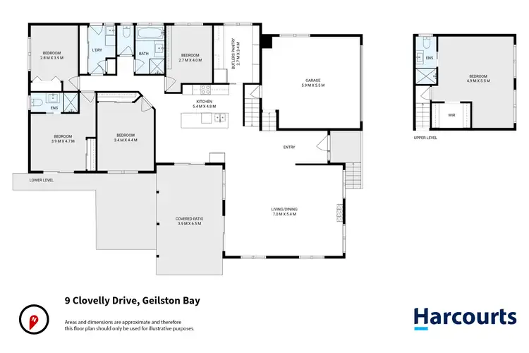 Floorplan of Homely house listing, 9 Clovelly Drive, Geilston Bay TAS 7015