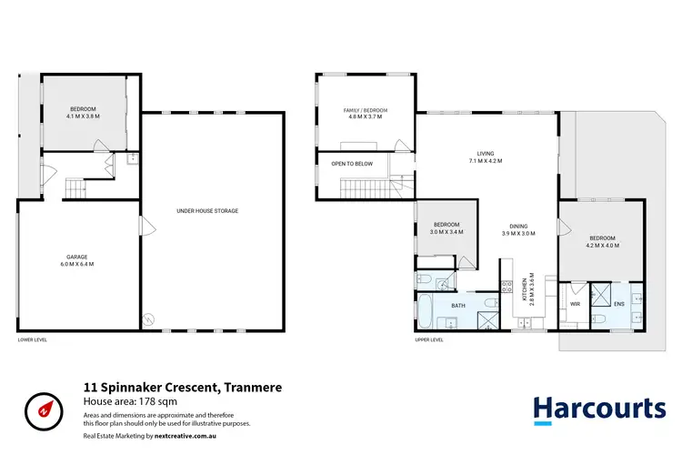 Floorplan of Homely house listing, 11 Spinnaker Crescent, Tranmere TAS 7018