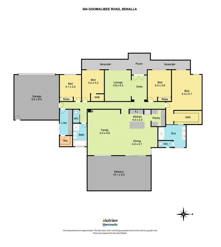 Floorplan of Homely rural property listing, 364 Goomalibee Road, Benalla VIC 3672