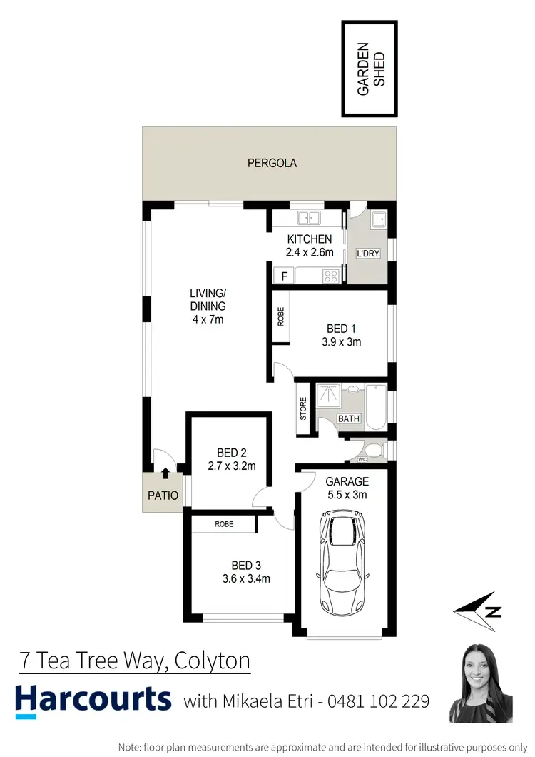 Floorplan of Homely house listing, 7 Tea Tree Way, Colyton NSW 2760