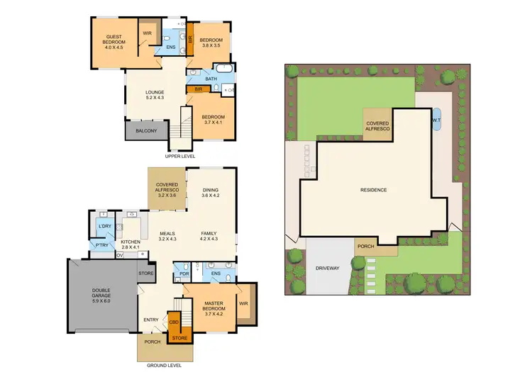 Floorplan of Homely house listing, 14 Verbena Avenue, The Basin VIC 3154