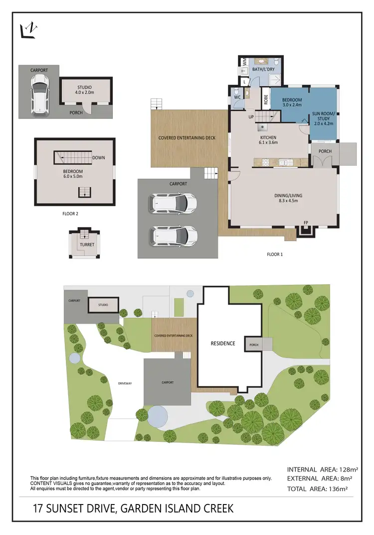 Floorplan of Homely house listing, 17 Sunset Drive, Garden Island Creek TAS 7112