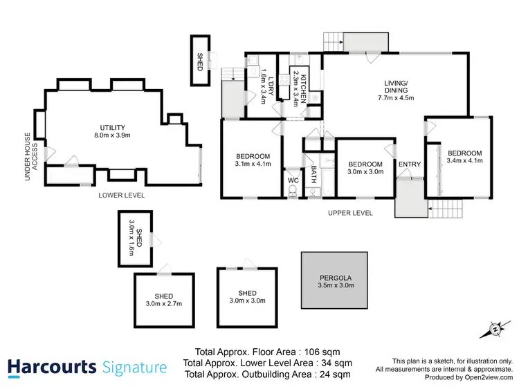 Floorplan of Homely house listing, 29 Landers Circle, Rokeby TAS 7019