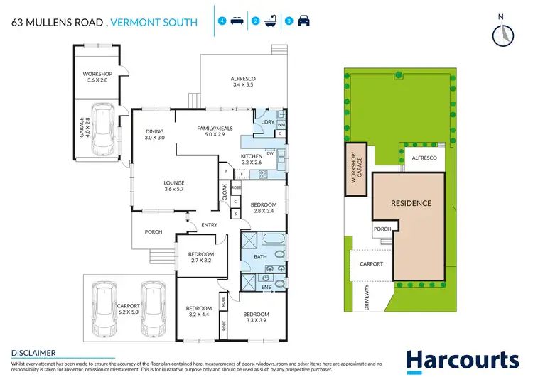 Floorplan of Homely house listing, 63 Mullens Road, Vermont South VIC 3133
